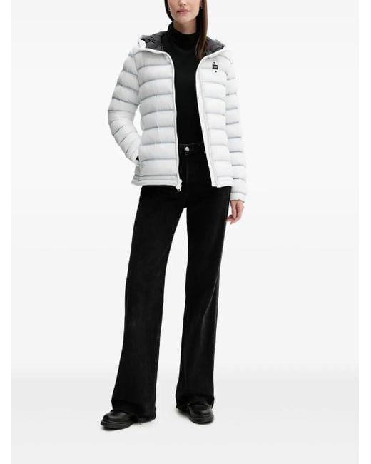 Blauer White Ellis Hooded Jacket