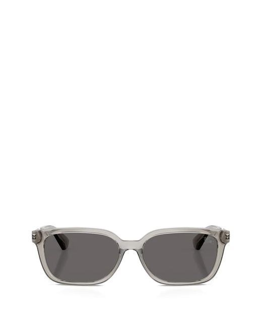 Burberry Gray Square-Frame Sunglasses
