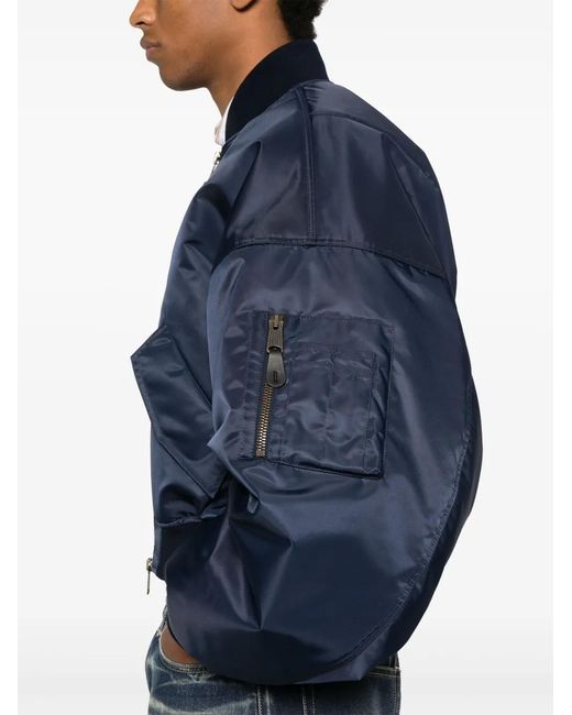 Balenciaga Blue Bomber Type Jacket for men