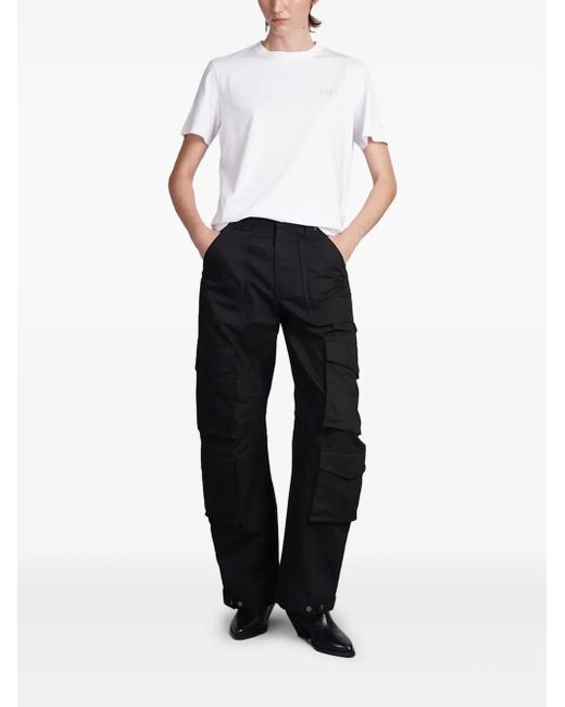 Golden Goose Deluxe Brand Black Journey Multi-Pocket Cargo Trousers for men