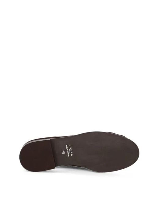 JONAK PARIS Brown Delice Suede Loafers