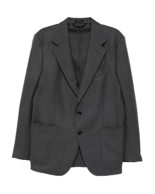 Tom Ford Black Single-Breasted Blazer for men