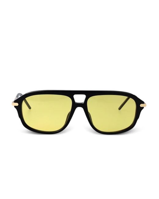 メンズ Givenchy パイロット サングラス Yellow
