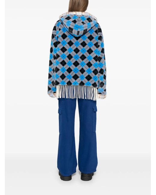 PENULTIMATE Blue Karierte Jacke