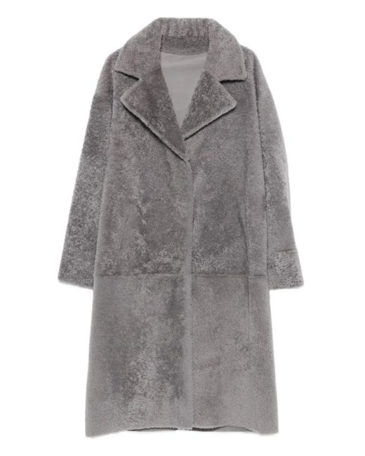 Arma Gray Shearling Coat