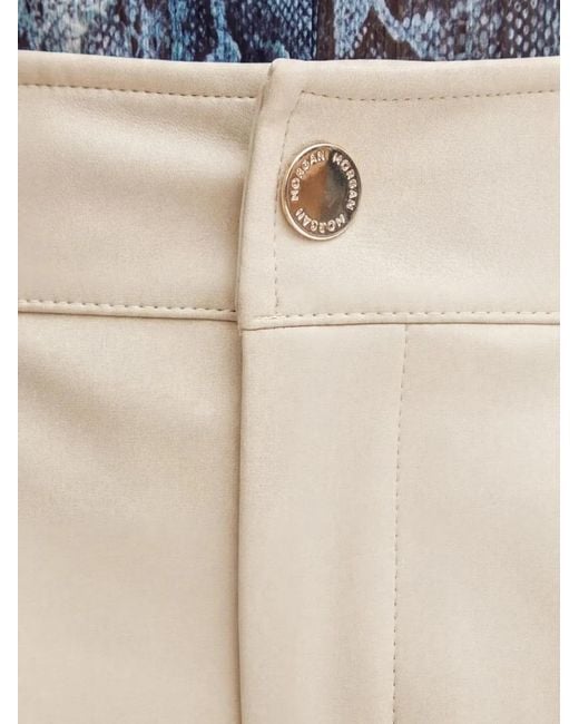 Morgan Natural Pleated Shorts