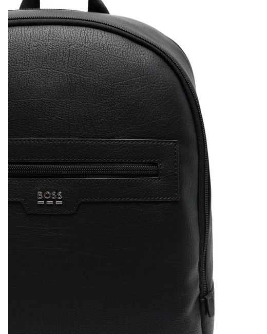 Boss Black Zip Backpack for men