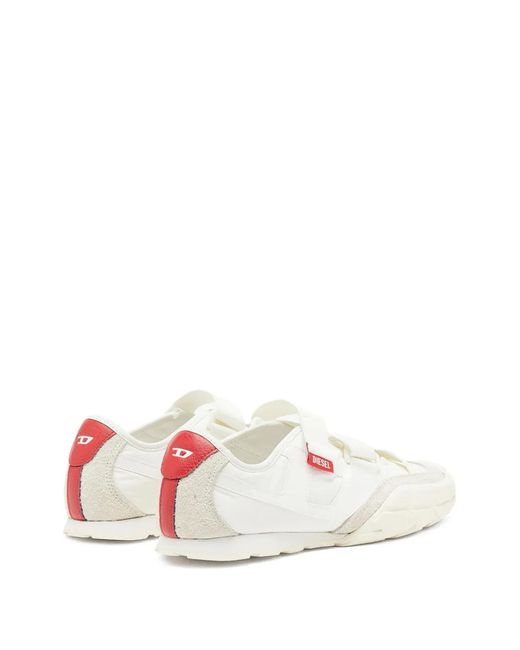 DIESEL White S-Pagodha Slip-On Sneakers
