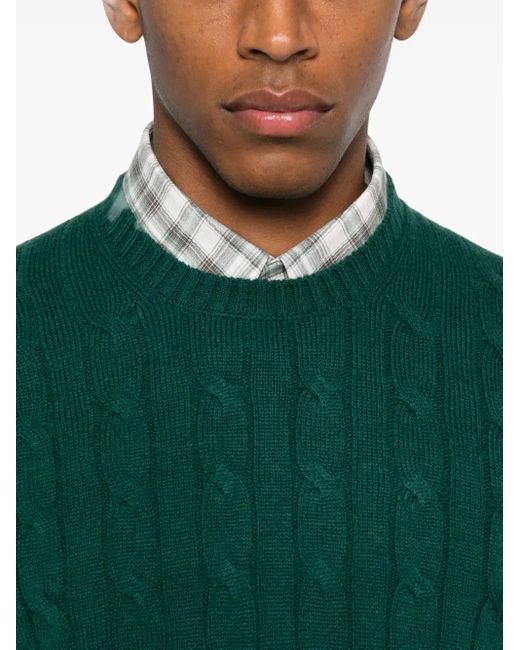 Mc2 Saint Barth Green Braid Regent Sweat for men