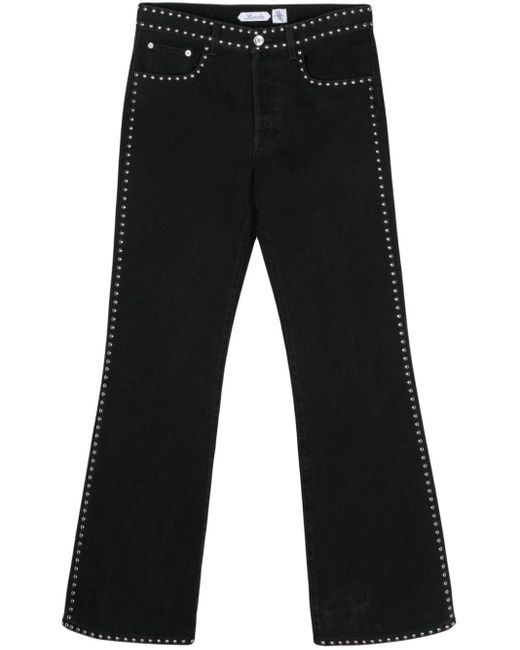 Lanvin Black X Future Stud-embellished Straight-leg Jeans for men