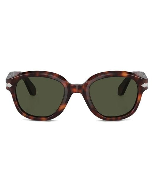 Persol Brown Tortoiseshell-Effect Sunglasses