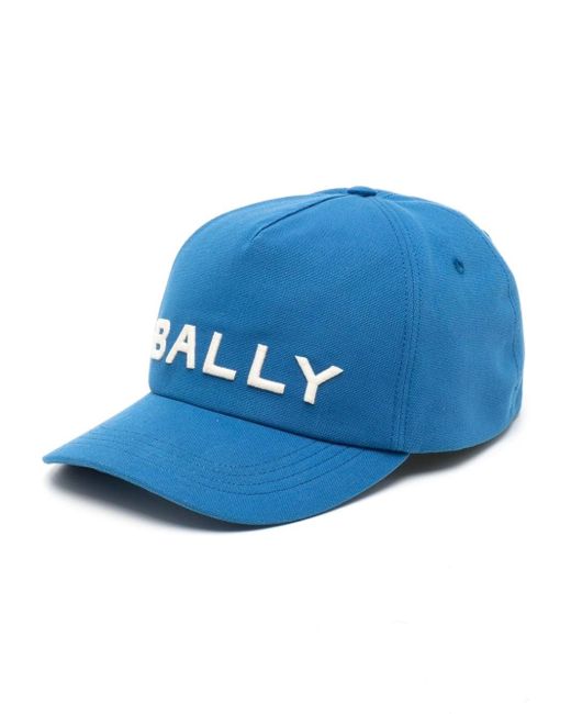 Cappello da baseball con ricamo di Bally in Blue da Uomo