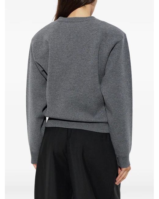 Rohe Gray Pull À Épaulettes