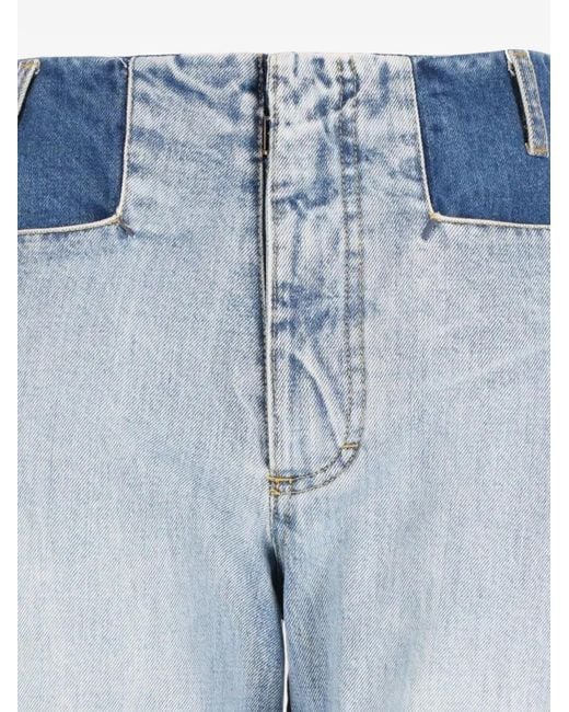Maison Margiela Blue Panelled Jeans