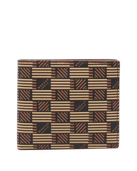Moreau Brown Monogram-pattern Leather Wallet