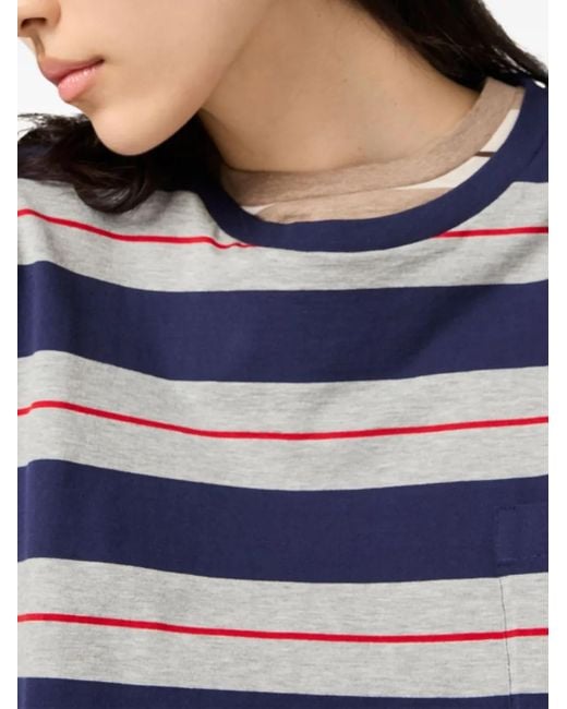 Miu Miu Blue Jersey Jersey Riga