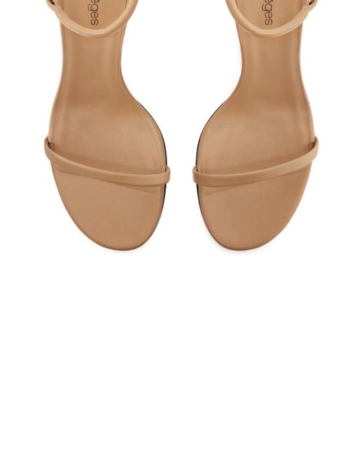 Courreges Natural Oblique Sandals
