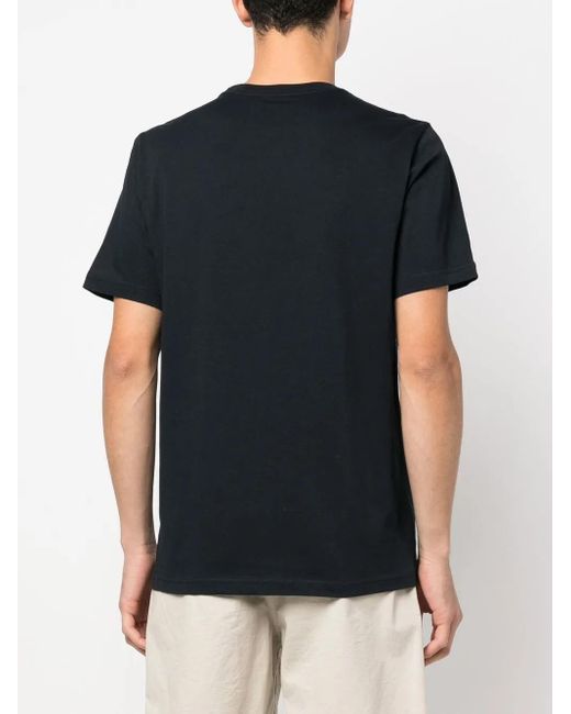 Paul Smith Black Zebra Logo Cotton T-Shirt for men