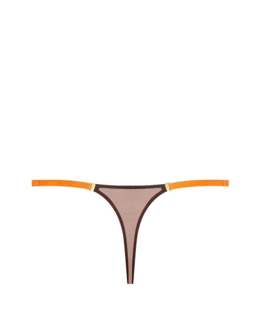 Maison Close Natural Corps À Corps Mesh Thong