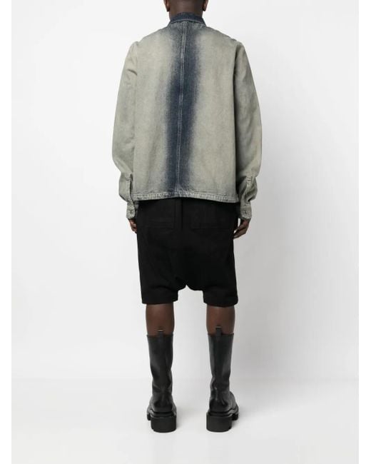 Giacca Denim di Rick Owens in Blue da Uomo
