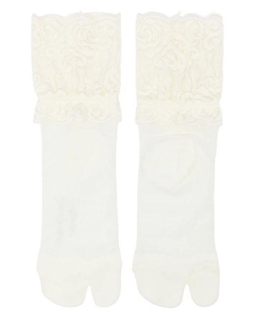 Yohji Yamamoto White Tabi Socken