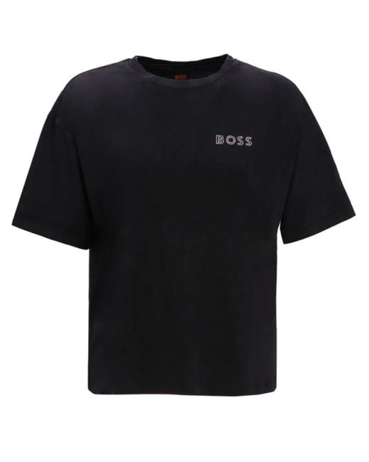Boss Black Logo-Embellished T-Shirt