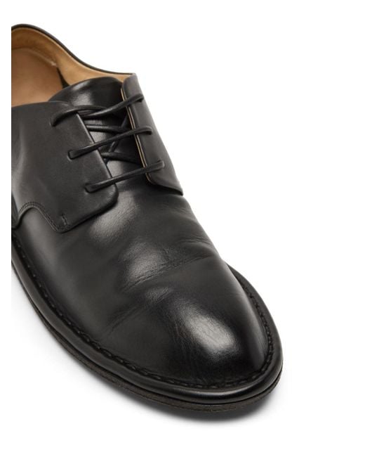 Marsèll Black Guardella Leather Derby Shoes