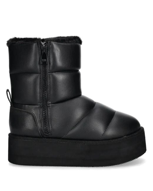 Karl Lagerfeld Black Padded Boots