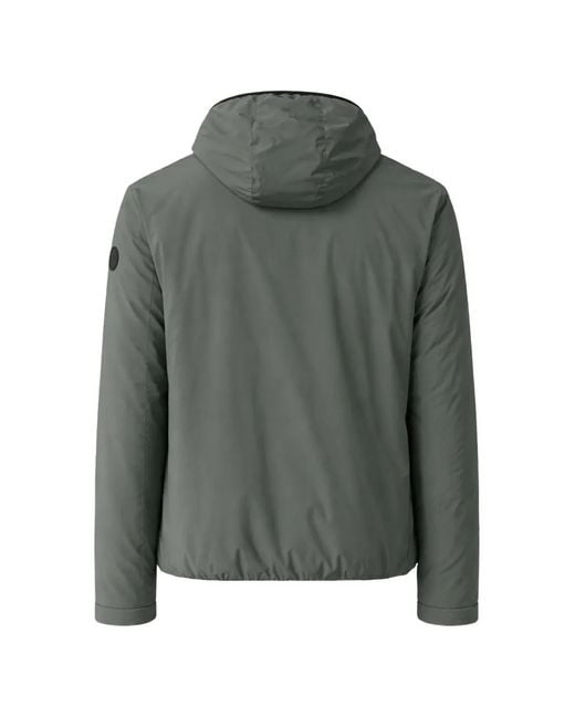 Colmar Green Logo-Patch Hooded Jacket for men