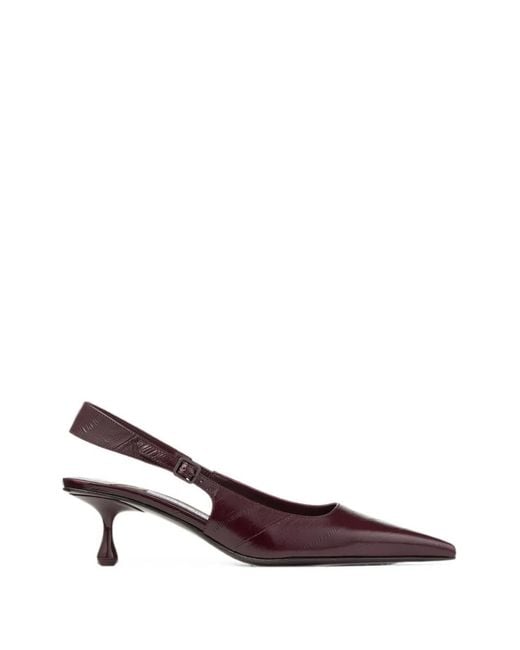 Jimmy Choo Brown Amel Slingback Pumps