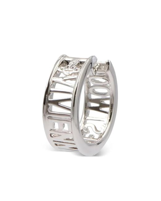 Vivienne Westwood Gray Ohrring Mit Buchstaben