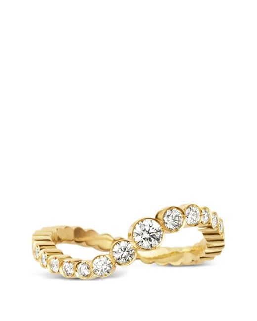 Sophie Bille Brahe Metallic Courant D'Ensemble Diamond Ring