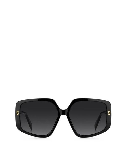 Marc Jacobs Black Square-Frame Sunglasses