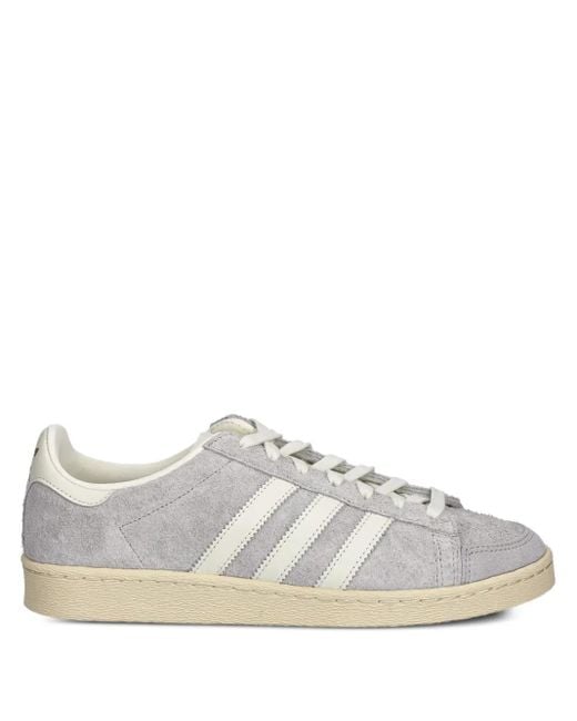 Zapatillas de ante con tres rayas Adidas de color White