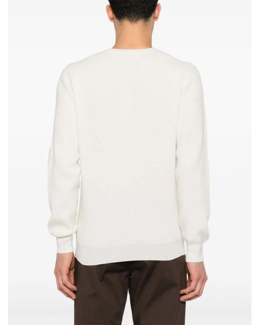 Pull En Cachemire Bruno Manetti pour homme en coloris White