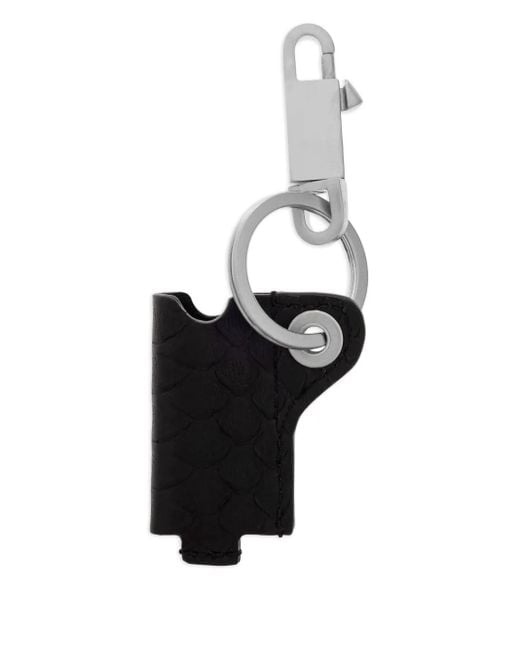 Rick Owens パイソンパターン キーホルダー White