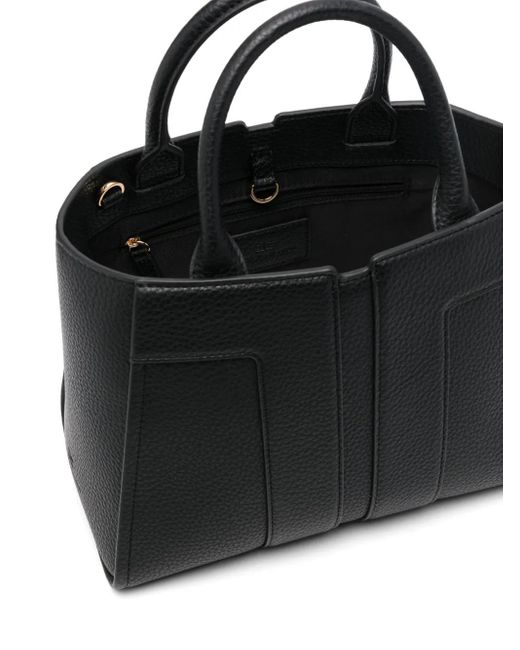 Borsa Tote Con Monogramma di Elisabetta Franchi in Black