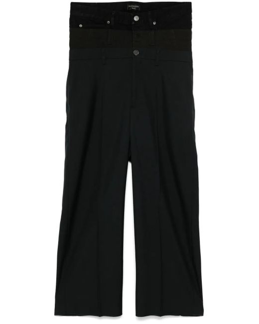 Pantalon De Costume À Design Superposé Balenciaga pour homme en coloris Black