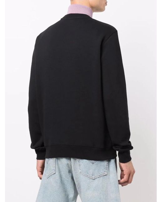 Sudadera Con Logo Estampado MSGM de hombre de color Black