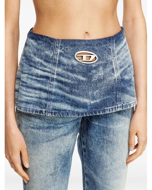 DIESEL Blue D-Hourjian-Fsh1 Pantaloni