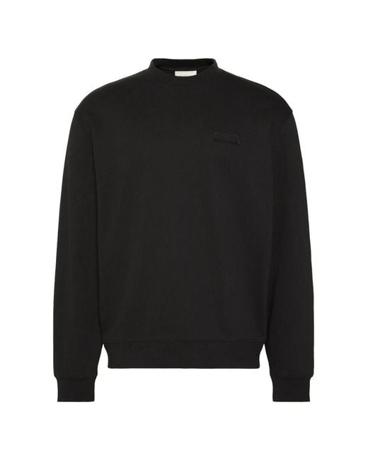 Pull À Patch Logo Calvin Klein pour homme en coloris Black