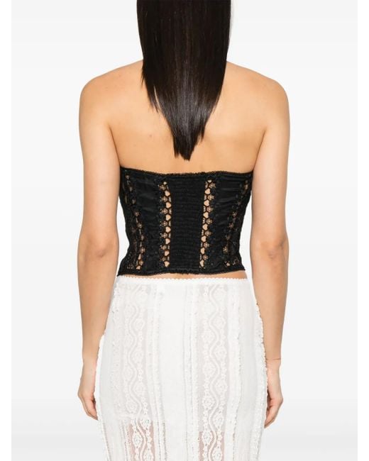 Haut-Bustier Lathie Charo Ruiz en coloris Black