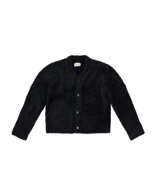 Aimé Leon Dore Blue High-Neck Cardigan for men