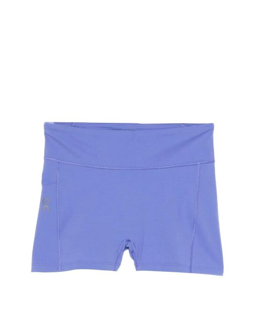 On Shoes Blue 3' Performance Tights