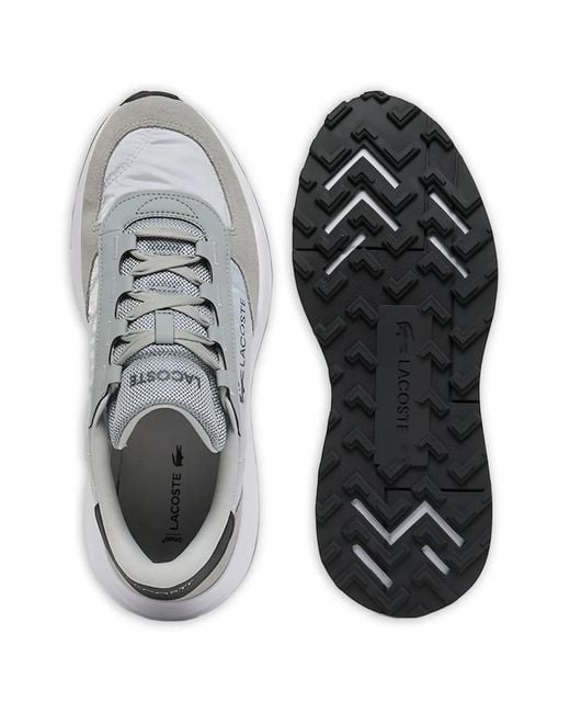 Lacoste White Elite Active Evo Panelled Low-Top Sneakers for men