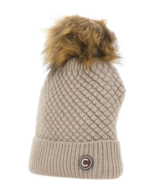 Colmar Natural Pom-Pom Beanie Hat
