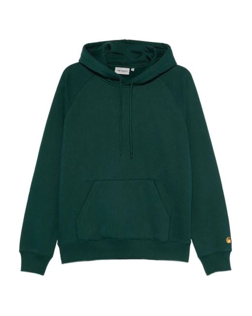 Felpa Chase Con Cappuccio di Carhartt in Green da Uomo