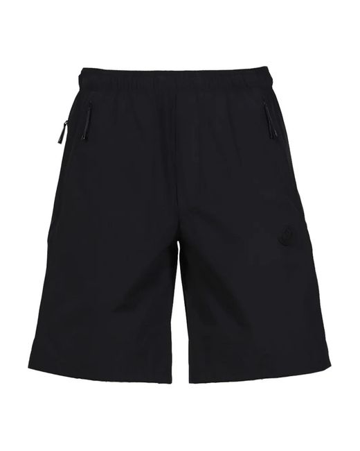 Moncler Black Elasticated-Waist Shorts for men