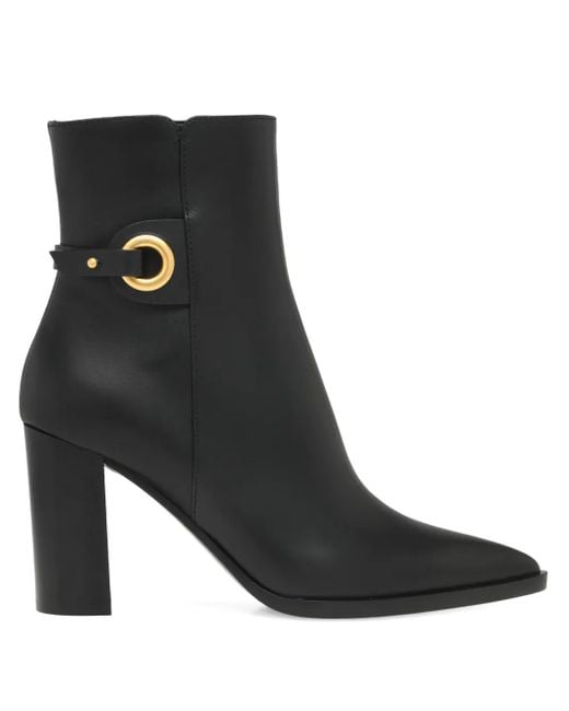 Gianvito Rossi Black Granada Booties
