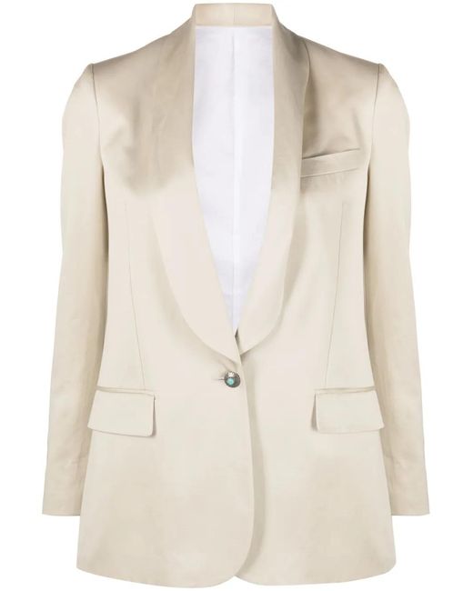 Fortela Natural Blaire Single-Breasted Blazer